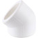 Угольник Kalde d=110 45 градусов для сварки полипропиленовых труб (белый)