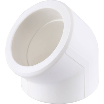 Угольник Kalde d=110 45 градусов для сварки полипропиленовых труб (белый)-6