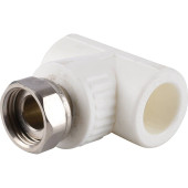 Тройник Kalde комбинированный с накидной гайкой 20х1/2 (3222-tut-200b00)