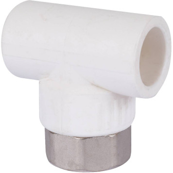 Тройник Kalde комбинированный с накидной гайкой 25х1.-3