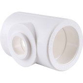 Тройник переходной Kalde 75х40х75 для полипропиленовых труб под сварку (цвет белый) (3212-tio-754075)