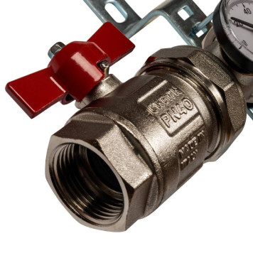 Коллектор STOUT из нержавеющей стали 9 вых. без расходомеров-3