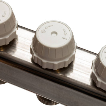 Коллектор STOUT из нержавеющей стали без расходомеров на 12 выходов.-8