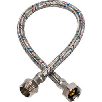 Гибкая подводка для воды STOUT SHF-НВ, НР 1/2 х ВР 1/2, длина 500 мм