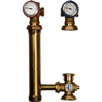 Насосная группа STOUT SDG-0014 для твердотопливных котлов без насоса 4-4