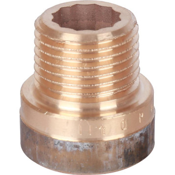 Удлинитель Viega 3525 ВР-НР 1/2х12,5 из бронзы-1