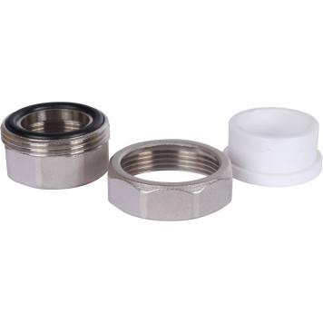 Муфта Политэк 32х1 1/4 для полипропиленовых труб под сварку (белая)-6