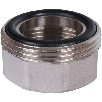 Муфта Политэк 32х1 1/4 для полипропиленовых труб под сварку (белая)-8