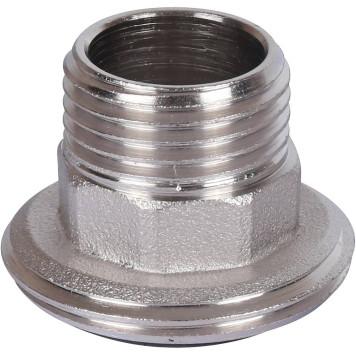 Муфта разъемная с наружной резьбой Политэк 20х1/2 для полипропиленовых труб под сварку (белый)-6