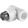 Тройник Политэк 20x1/2 с наружной резьбой для сварки полипропиленовых труб (белый)