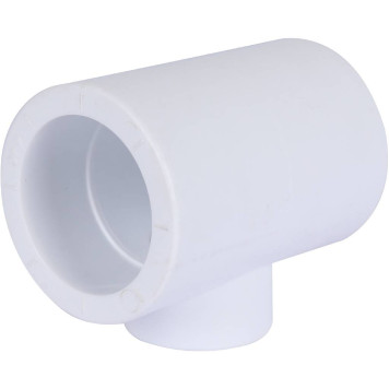 Тройник переходной Политэк 40х25х40 для сварки полипропиленовых труб (белый)-3