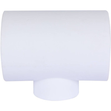 Тройник переходной Политэк 40х25х40 для сварки полипропиленовых труб (белый)-4