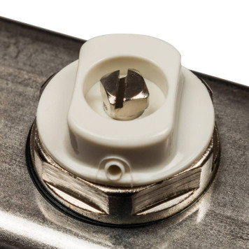 Коллектор STOUT из нержавеющей стали с клапаном выпуска воздуха и сливом, 2 выхода.-5