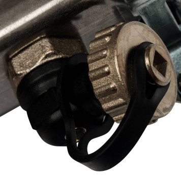 Коллектор STOUT из нержавеющей стали с клапаном выпуска воздуха и сливом, 2 выхода.-6