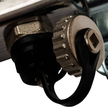 Коллектор STOUT из нержавеющей стали с клапаном выпуска воздуха и сливом 5 выходов.-5