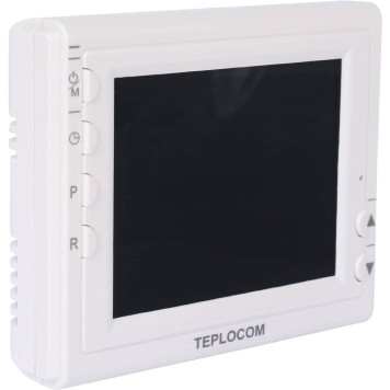 Термостат комнатный Teplocom TS-Prog-2AA/8A, проводной, прогр., реле 250В, 8А 912 (912)-1