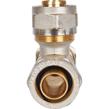 Тройник равнопроходный 26х26х26 для металлопластиковых труб STOUT винтовой-4