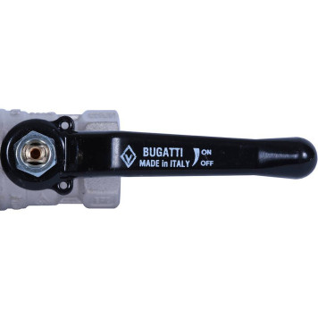 Шаровой кран Bugatti Arizona, ручка-рычаг из алюминия, внутренняя резьба 3/4.-6
