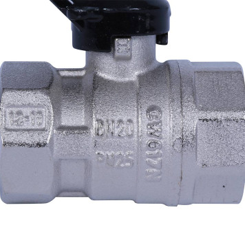 Шаровой кран Bugatti Arizona, ручка-рычаг из алюминия, внутренняя резьба 3/4.-8