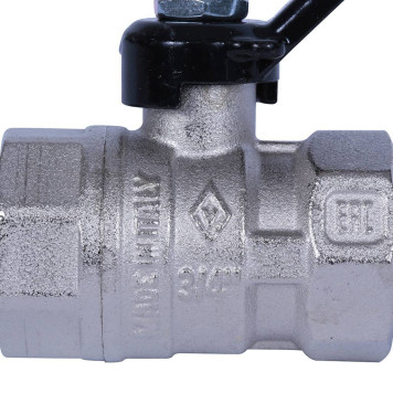 Шаровой кран Bugatti Arizona, ручка-рычаг из алюминия, внутренняя резьба 3/4.-9