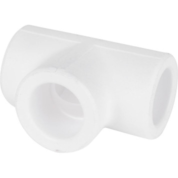 Тройник Kalde Россия d=20 для сварки полипропиленовых труб (белый)
