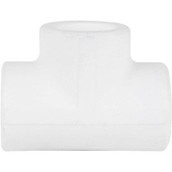 Тройник Kalde Россия d=20 для сварки полипропиленовых труб (белый)-2