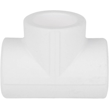 Тройник Kalde Россия для полипропиленовых труб d=25 (белый) под сварку-2