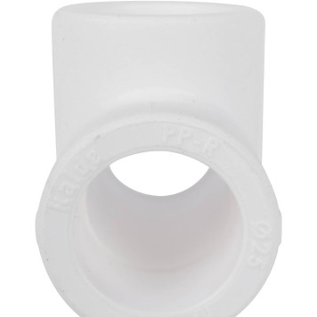 Тройник Kalde Россия для полипропиленовых труб d=25 (белый) под сварку-5