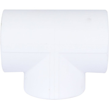 Тройник Kalde Россия d=32 для полипропиленовых труб (белый) под сварку-1