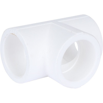 Тройник Kalde Россия d=32 для полипропиленовых труб (белый) под сварку-2