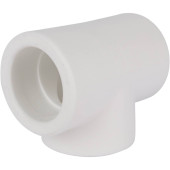 Тройник Kalde d=40 для полипропиленовых труб под сварку (цвет белый) (R.3212-teo-400000)