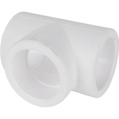 Тройник Kalde d=50 для полипропиленовых труб под сварку (цвет белый) (R.3212-teo-500000)
