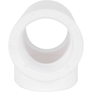Тройник Kalde Россия для полипропиленовых труб d=50 под сварку, белый-3