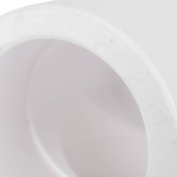 Тройник Kalde Россия для полипропиленовых труб d=50 под сварку, белый-4