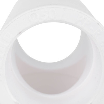 Тройник Kalde Россия для полипропиленовых труб d=50 под сварку, белый-5