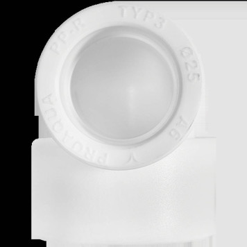 Угольник переходной Pro Aqua d= 32-25 PP-R 90 градусов Белый (PA1371210)-1