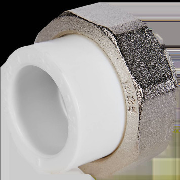 Муфта комбинированная Pro Aqua d=25-3/4 PP-R разъемная (американка) ВР Белая (PA20014)