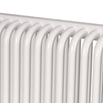 2-х трубчатый стальной радиатор ROMMER RST 2030/20 секций боковое подключение RAL9016 RST-203020-010 (RST-203020-010)-6