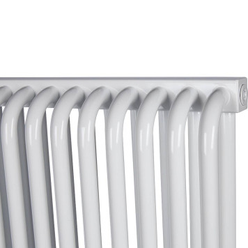 2-х трубчатый радиатор стальной ROMMER RST 2050/18 секций нижнее правое подключение RAL9016 RST-205018-020 (RST-205018-020)-4
