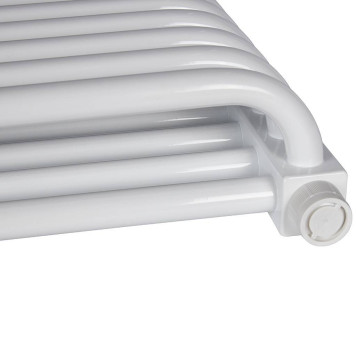 2-х трубчатый радиатор стальной ROMMER RST 2050/18 секций нижнее правое подключение RAL9016 RST-205018-020 (RST-205018-020)-6