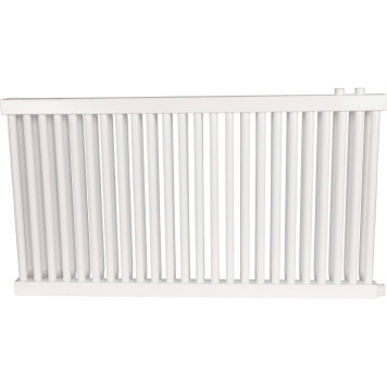 2-х трубчатый радиатор стальной ROMMER RST 2050/24 секции нижнее правое подключение RAL9016 RST-205024-020 (RST-205024-020)-2