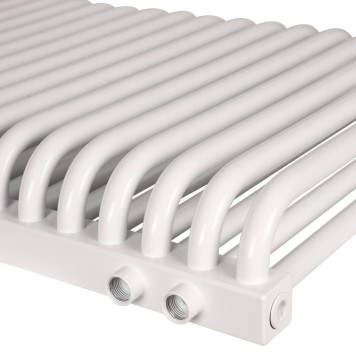 2-х трубчатый радиатор стальной ROMMER RST 2050/24 секции нижнее правое подключение RAL9016 RST-205024-020 (RST-205024-020)-4