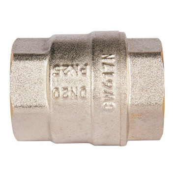 Клапан обратный пружинный муфтовый с пластиковым седлом ROMMER RVC-0002-000020 3/4 (RVC-0002-000020)-3