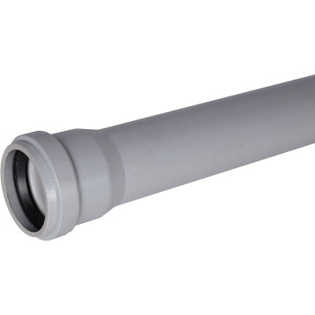 Труба канализационная бесшумная STOUT 58 х 1000 мм SKB-0001-058100 (SKB-0001-058100)