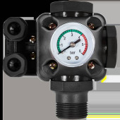 Реле давления для водоснабжения ROMMER RCS-0001-000053 KRS-7 со встроенным манометром (RCS-0001-000053)