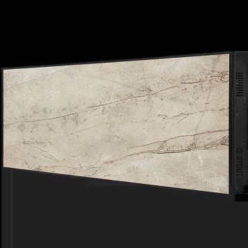 Отопительная панель STOUT GREY STONE SCT 120*60 серый гранит / черный корпус SCT-00GB-012060 (SCT-00GB-012060)-1