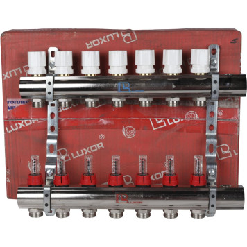 Коллектор LUXOR CD 477/7 с расходомерами-5