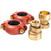 Комплект переходников Meibes НГ х Victaulic (1 1/2, Ду50) (M66305.50)
