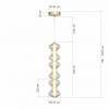 Подвесная люстра ST-Luce SPINE SL6136.213.01