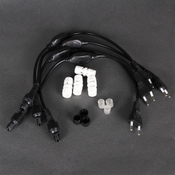 Шнур световой Sneha 11-2W-100M-220V-LED-U CUT 1M WW/W FLASH-4
